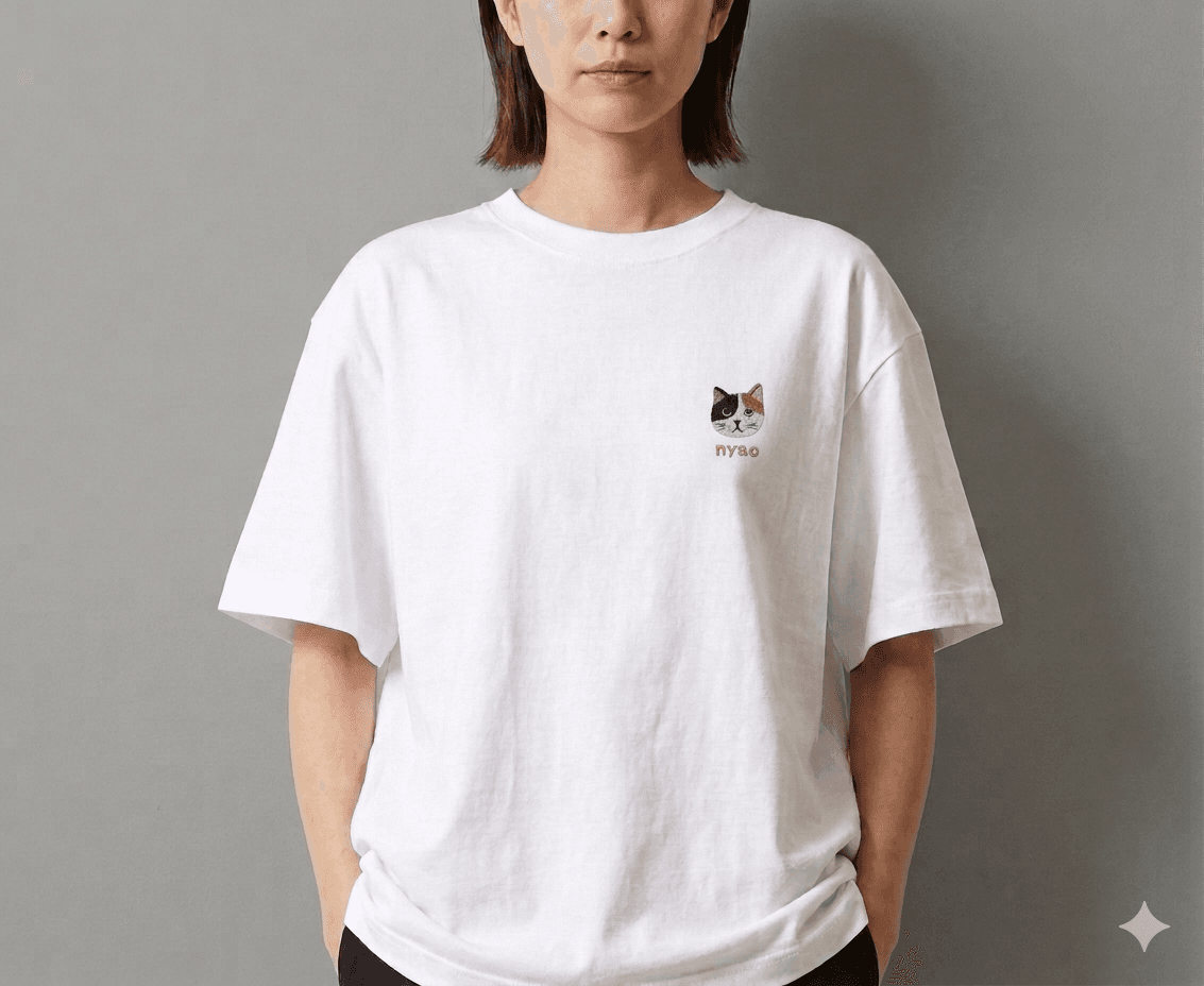 【にゃんこ50種類】nyao Tシャツ / 名入れ うちの子 猫好き | 3枚目